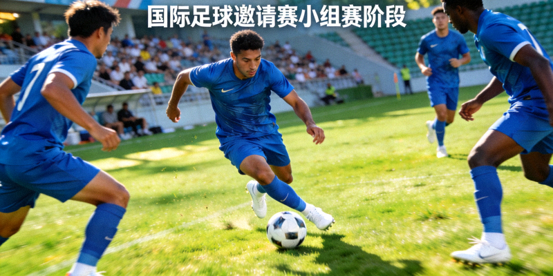 国际足球邀请赛小组赛阶段 - 球员带球突破